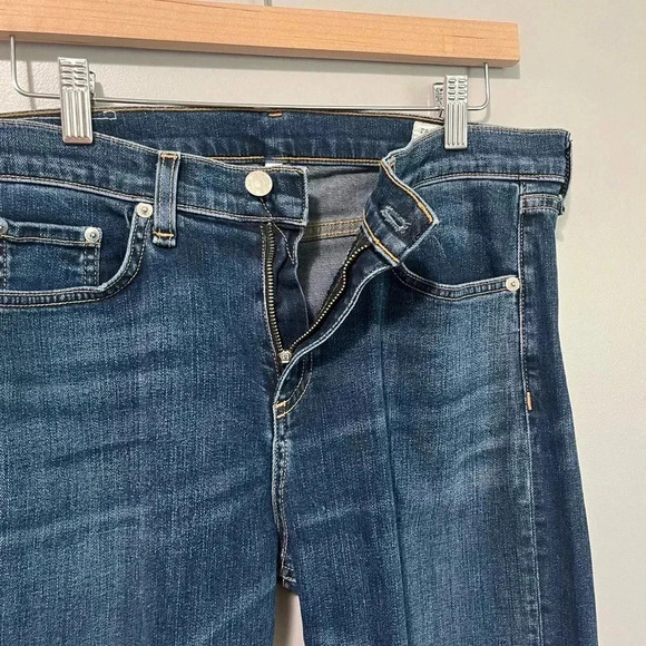 Rag & Bone High Rise Distressed Skinny Jeans - Picture 8 of 17